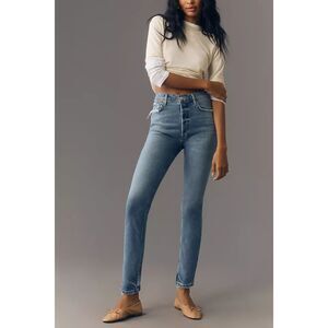 AGOLDE Nico High-Rise Slim Straight Jeans in Blame Size 29